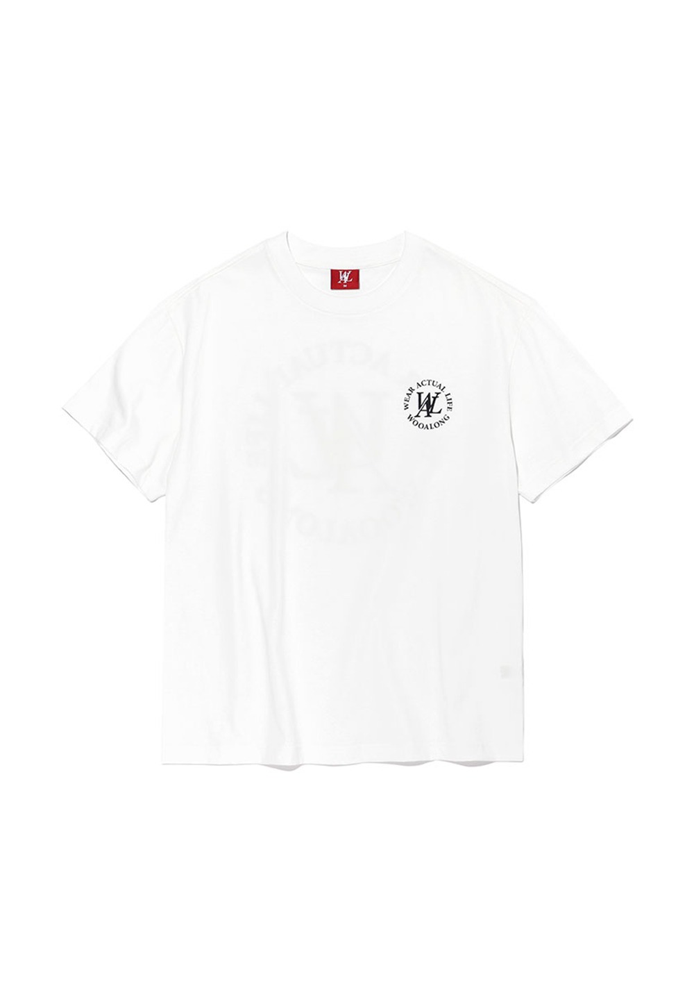 Short flor logo T-shirt - WHITE