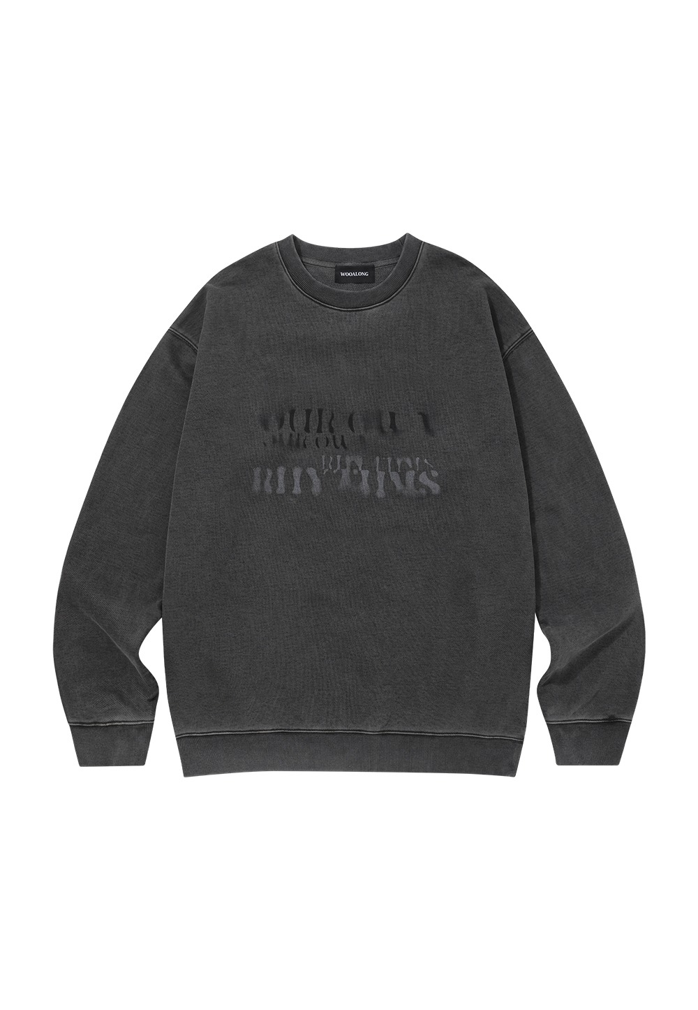 Pigment graphic sweatshirt - CHARCOAL GREY