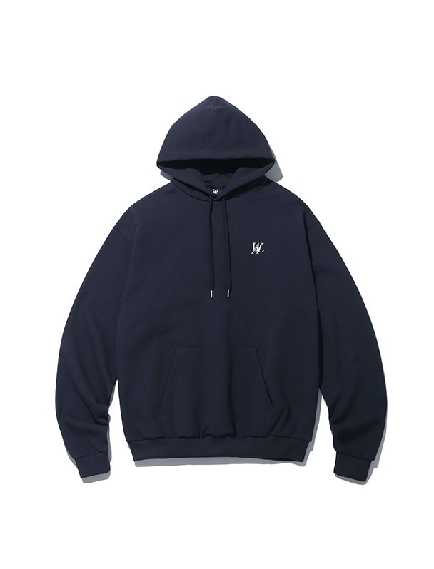 Wooalong signature standard hoodie - NAVY