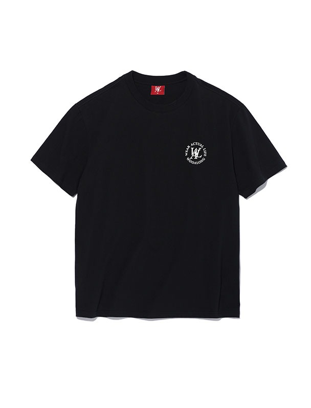 Flor logo T-shirt - BLACK