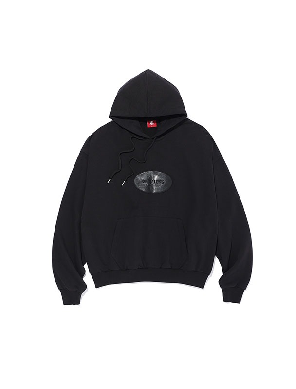 Signature special logo hoodie - BLACK