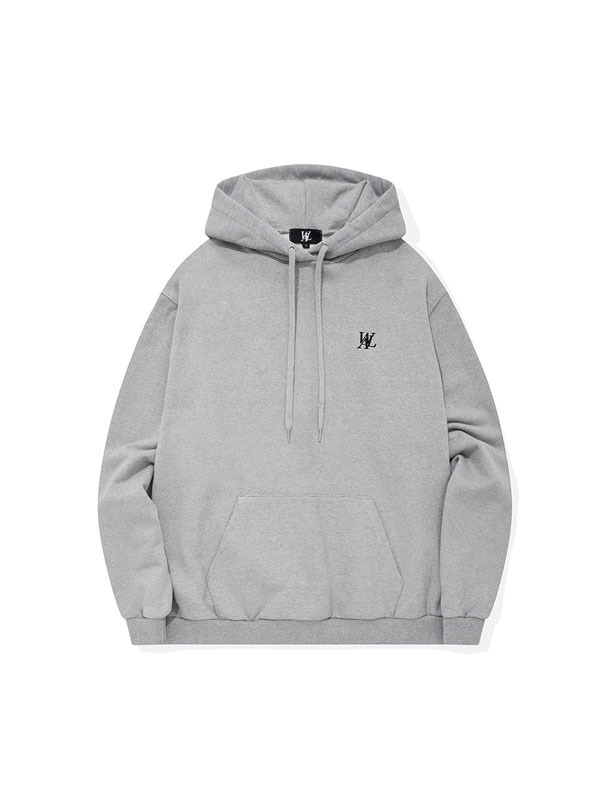 Wooalong signature standard hoodie - GREY