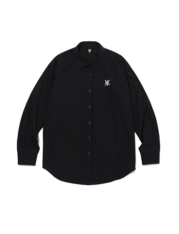 Signature essential shirt - BLACK [6/23 예약배송]