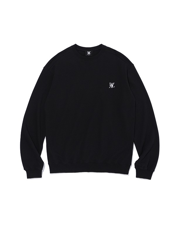 Signature sweatshirt - BLACK [6/10 예약배송]