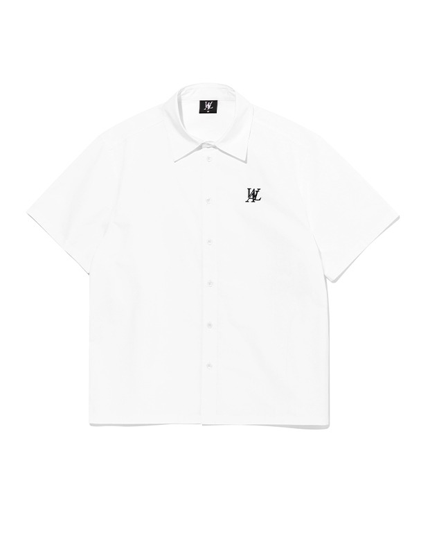 Signature essential half shirt - WHITE [6/10 예약배송]