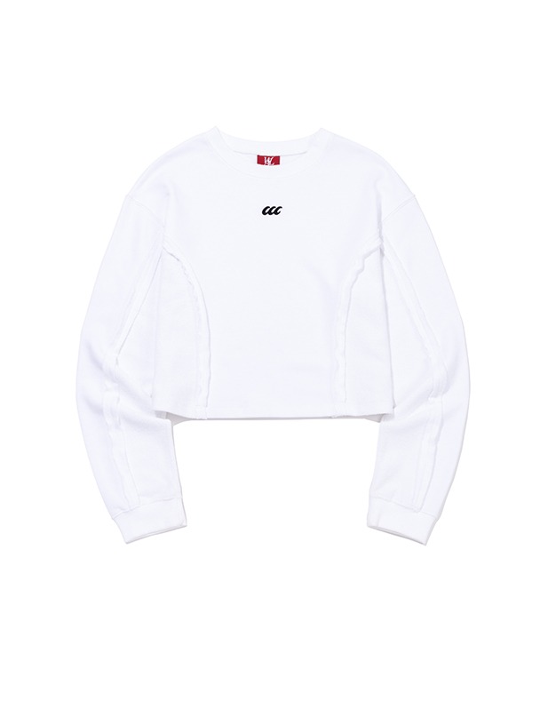 Claw reverse sweatshirt - WHITE