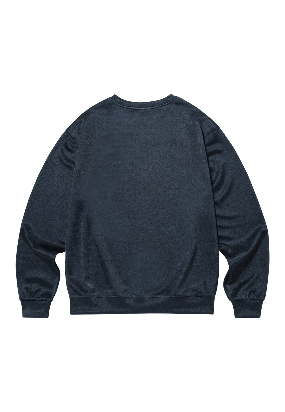 Signature satin piping sweatshirt - NAVY