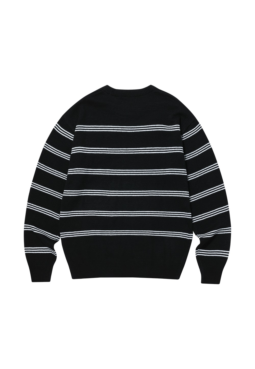 Signature stripe knit - BLACK