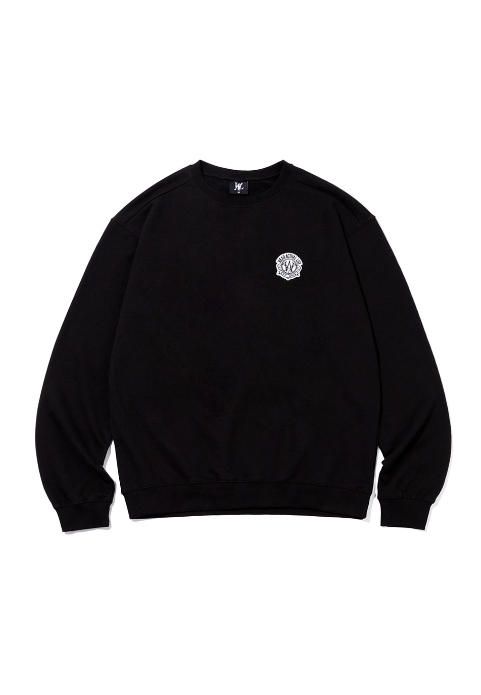 Circular wappen sweatshirt - BLACK