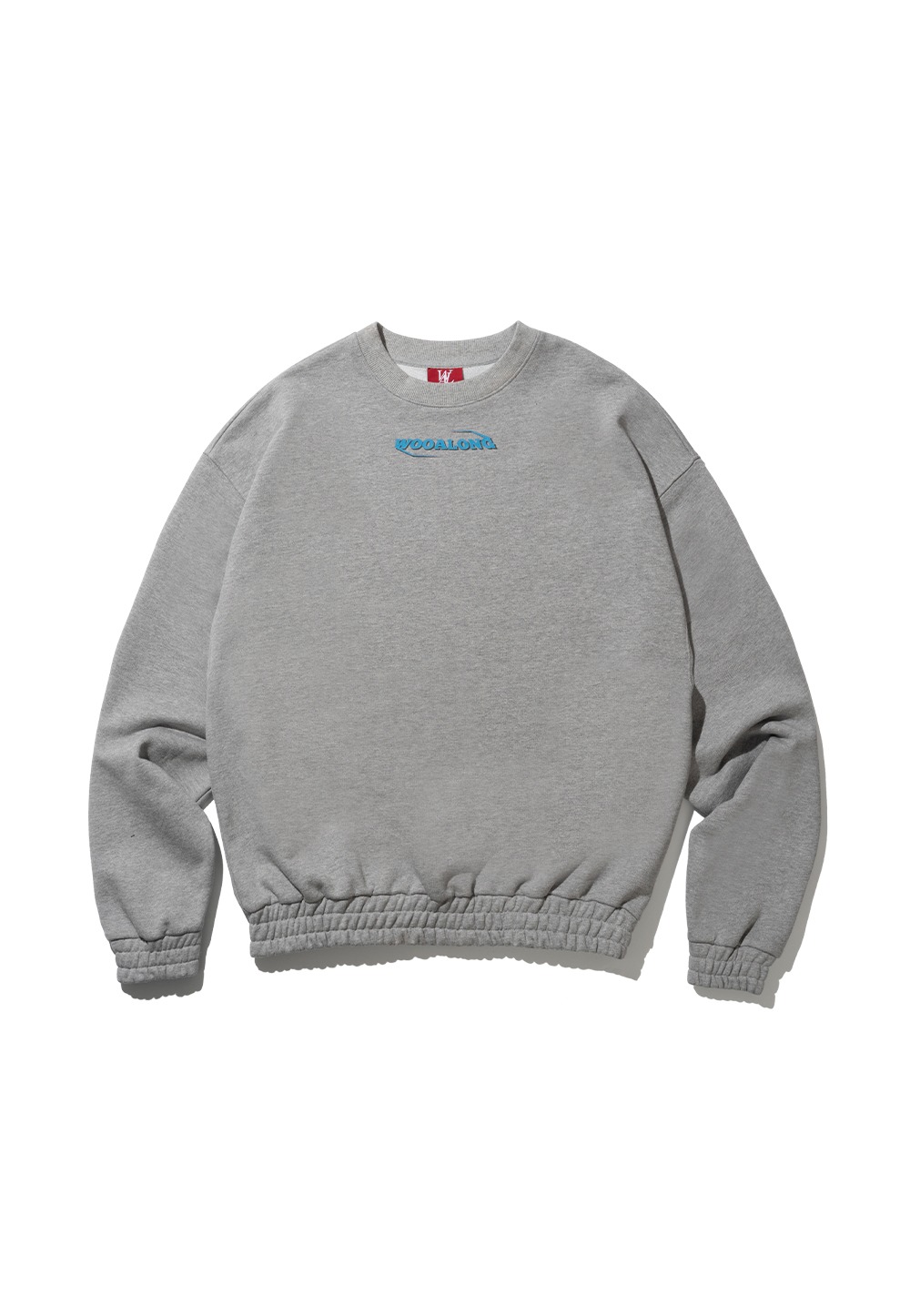 Sharp logo banding sweatshirt - GREY